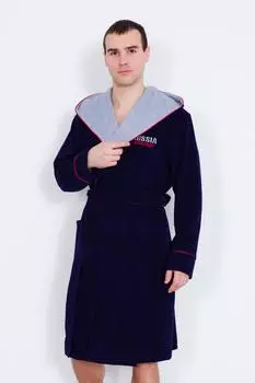 Муж. халат "Ланселот" Синий р. 56