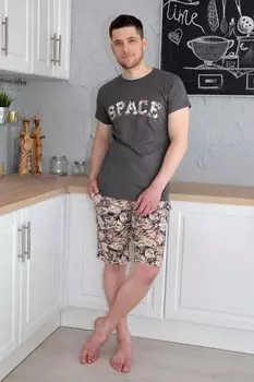 Муж. костюм "Александр" Коричневый р. 50