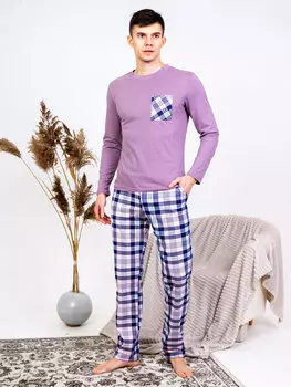 Муж. костюм арт. 16-0856 Сиреневый р. 58