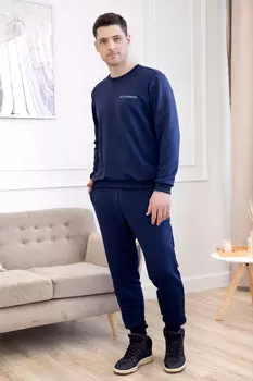 Муж. костюм спортивный "Акси Синий" р. 48