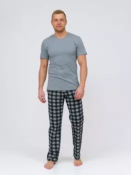 Муж. костюм домашний "арт. 16-0925 Серый" р. 52