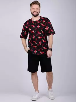 Муж. костюм домашний "Чили" Черный р. 54