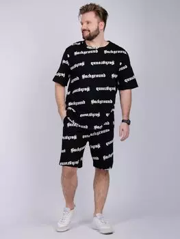 Муж. костюм домашний "Харди" Черный р. 54