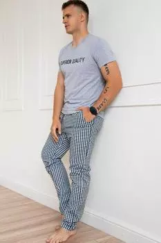 Муж. костюм домашний "Майкл" Серый р. 54