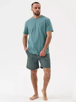 Муж. костюм домашний "Матрица" Ментоловый р. 56