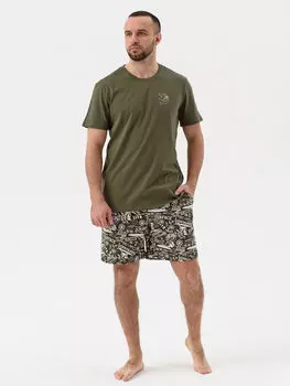 Муж. костюм домашний "Серфер" Хаки р. 52