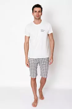 Муж. костюм "Инь-Янь" Белый р. 48