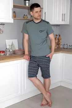 Муж. костюм "Искандер" Зеленый р. 52