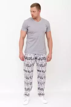 Муж. костюм повседневный "Эмир" Серый р. 56