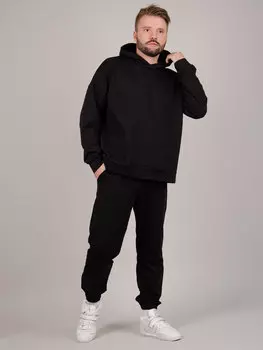 Муж. костюм спортивный "Денвер" Черный р. 48