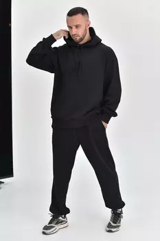 Муж. костюм спортивный "Тренд Черный" р. 42