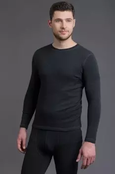 Муж. лонгслив "арт. 19-0676 Антрацит" р. 46