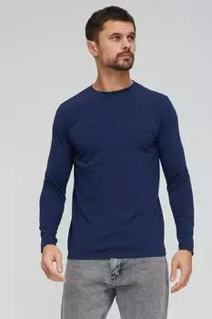 Муж. лонгслив "Ленар" Синий р. 56