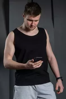 Муж. майка арт. 19-0417 Черный р. 48