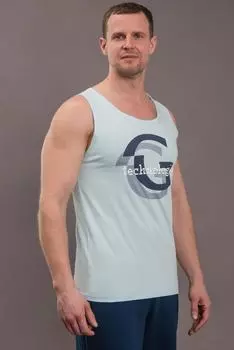 Муж. майка арт. 19-0639 Голубой лед р. 48