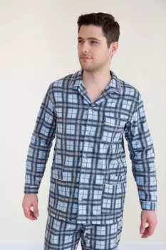 Муж. пижама арт. 18-1442 Голубой р. 58