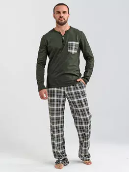 Муж. пижама "Горец" Хаки р. 52