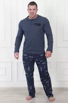 Муж. пижама "Гранж" Индиго р. 48