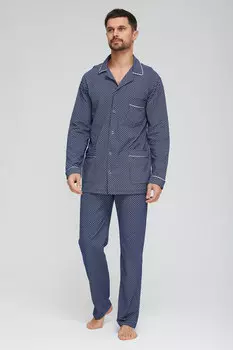 Муж. пижама "Комфорт" Синий р. 66