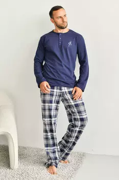 Муж. пижама "Ковбой" Темно-синий р. 56