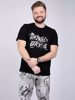 Муж. пижама "Неро" Черный р. 58