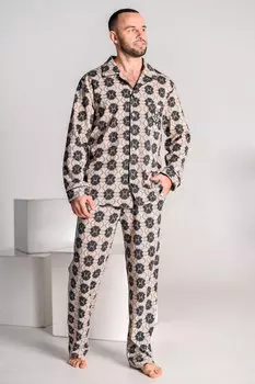 Муж. пижама "Норманн" Бежевый р. 50