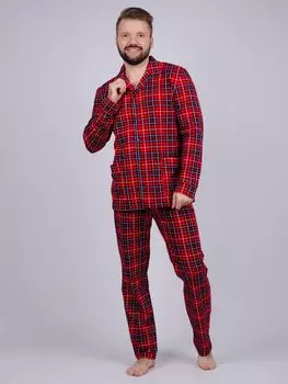 Муж. пижама "Премиум" Красный р. 58