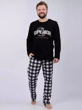 Муж. пижама "Превосходство" Черный р. 48