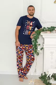 Муж. пижама "Пряник Чернильный" р. 50