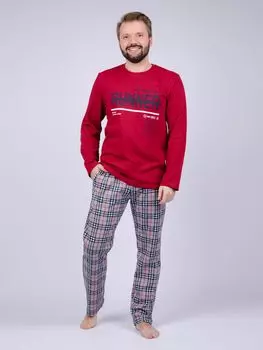 Муж. пижама "Сталкер" Красный р. 50