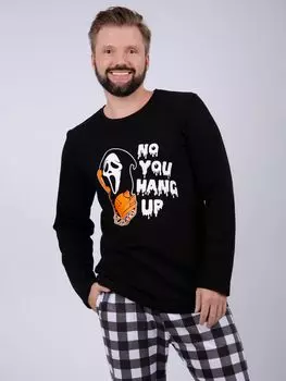 Муж. пижама "Ужастики" Черный р. 54