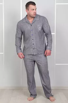 Муж. пижама "Вояж" Графит р. 54