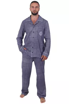 Муж. пижама "Вояж" Синий р. 50