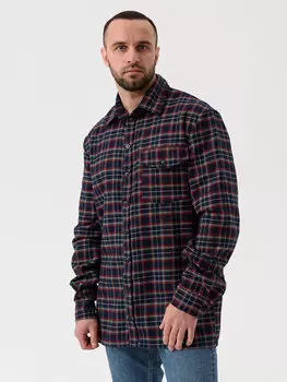 Муж. рубашка "Имидж" Синий р. 60