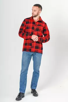 Муж. рубашка "Стиль" Красный р. 60