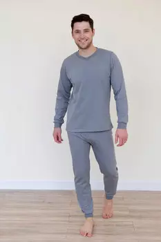 Муж. термобелье арт. 18-1441 Серый р. 48