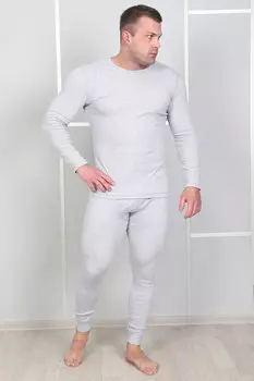 Муж. термобелье "Облегченное" Серый меланж р. 44