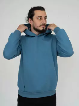 Муж. толстовка "арт. 16-0886 Лазурный" р. 52
