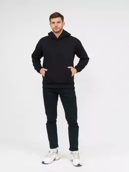 Муж. толстовка "арт. 16-0894 Черный" р. 54