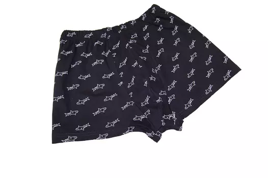 Муж. трусы "Акула Темно-синий" р. 46