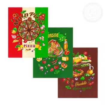 Набор полотенец "Итальяно" Зеленый р. 3 пред.