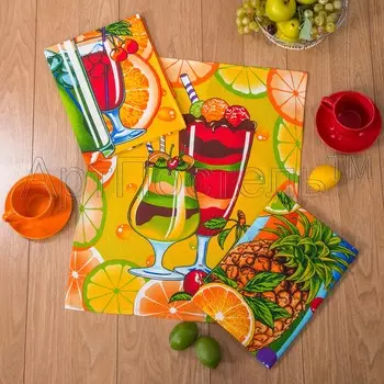 Набор полотенец "Коктель" р. 45х60