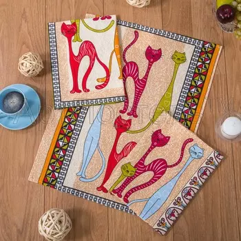 Набор полотенец "Кошки" р. 45х60