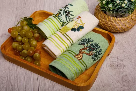 Набор полотенец "Олива" Разноцветный р. 30х50