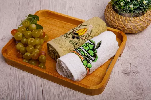 Набор полотенец "Олива" Разноцветный р. 30х50