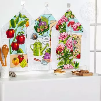 Набор полотенец "Удачный сезон" Серый р. 2 пред.