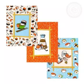 Набор полотенец "Васаби" Разноцветный р. 45х60