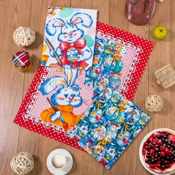 Набор полотенец "Волшебные краски" р. 45х60