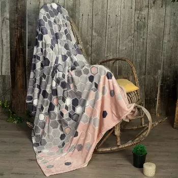 Плед "Аврора" Персиковый р. 180х200