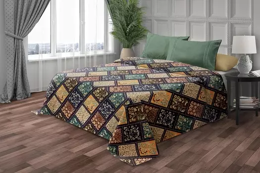 Плед "Изразцы" Разноцветный р. 150х200